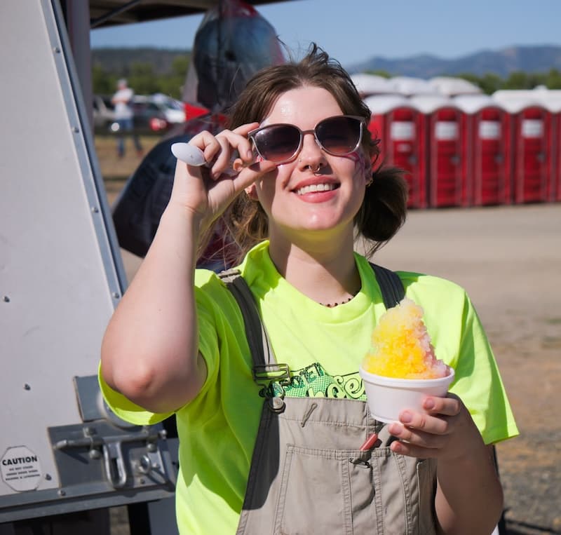 Slushie Vendor at 2026 Echofest