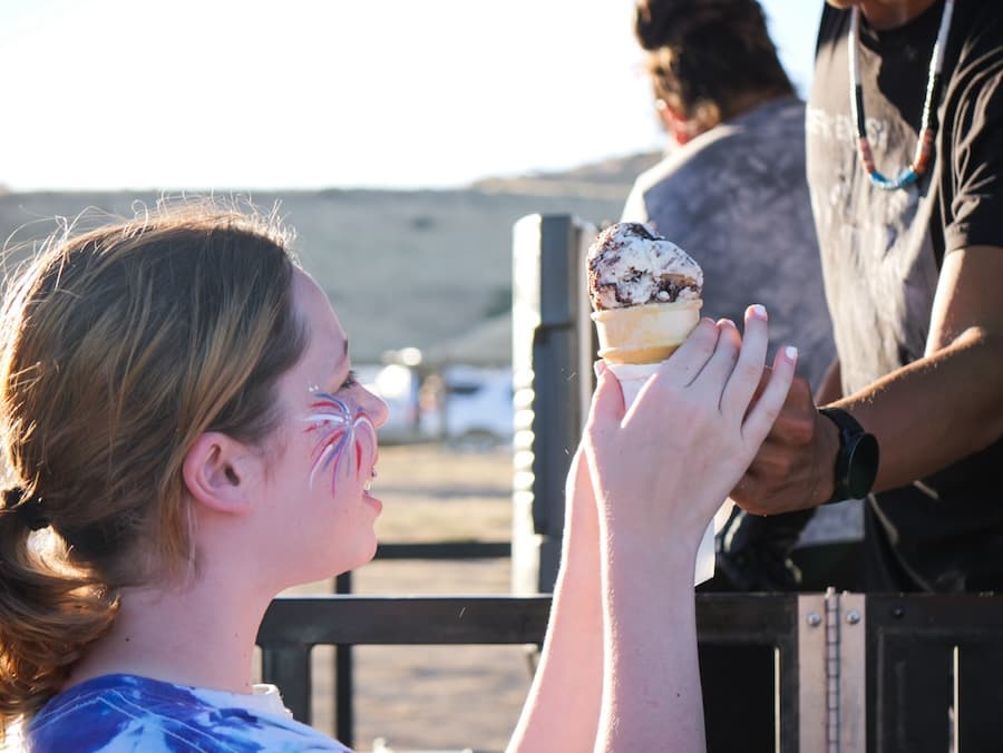 Ice Cream Vendor at at Echofest 2026