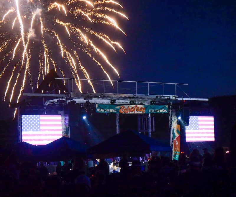 Echofest 2026 at the Point, fireworks