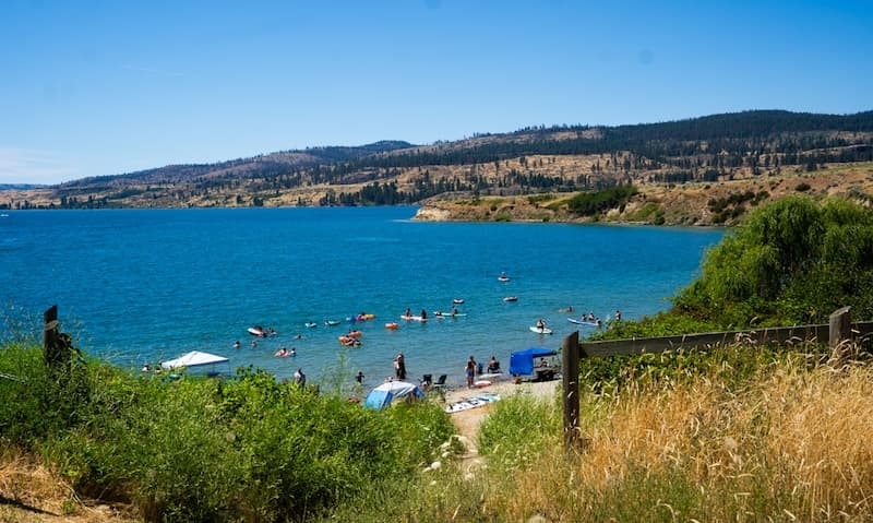 Beach shore at Two Rivers Resort