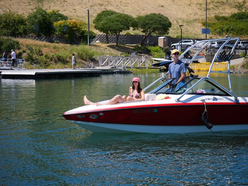 Boating at the Two Rivers Marina