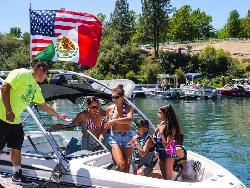 Fourth of July at the Boats at the Two Rivers Marina