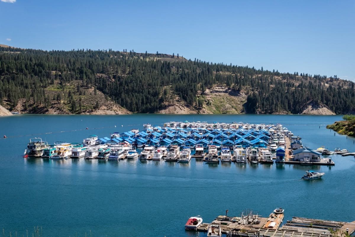 Overlook of Two Rivers Resort and Marina