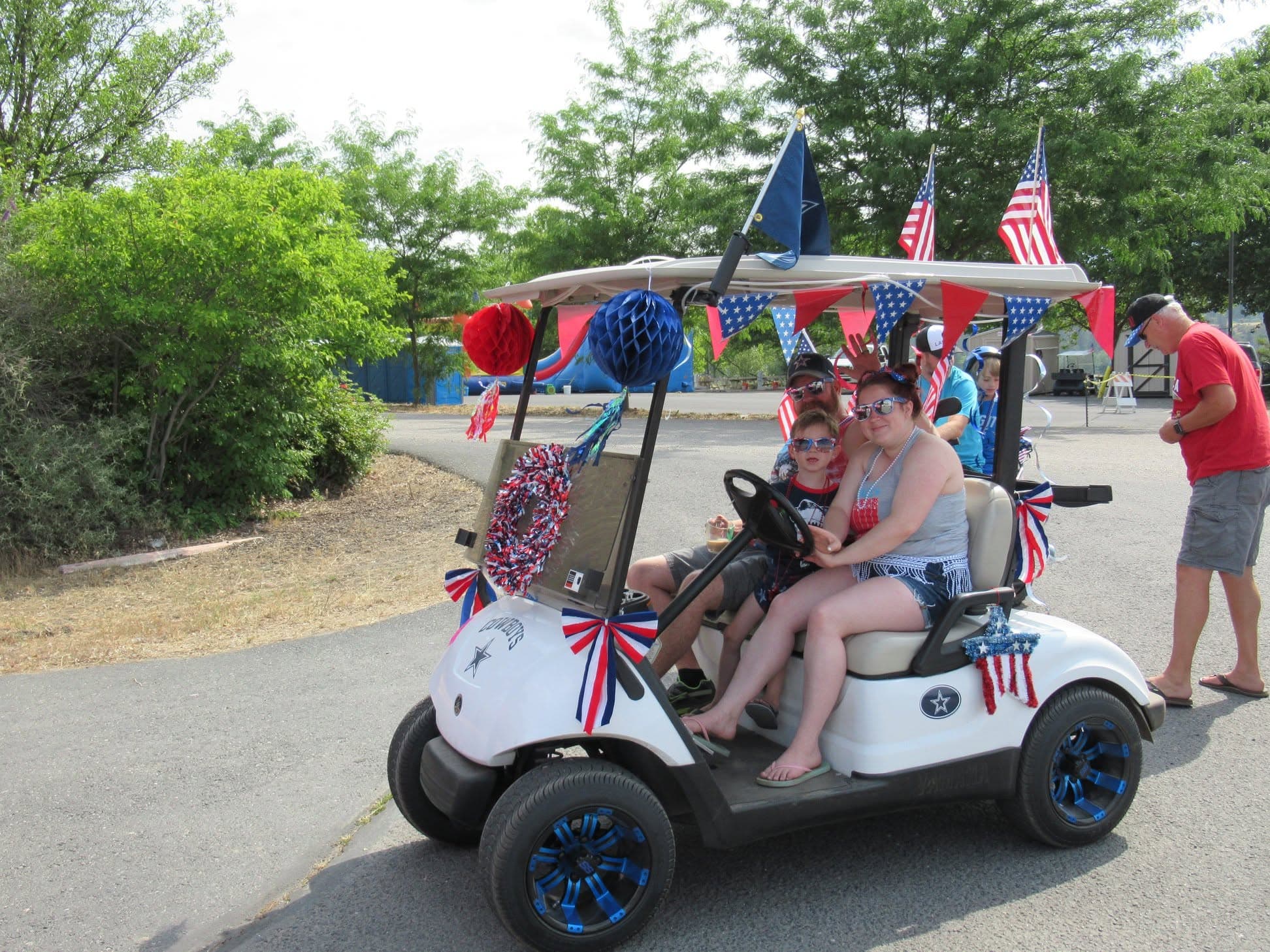 4th of July Golf Cart Two Rivers Resort