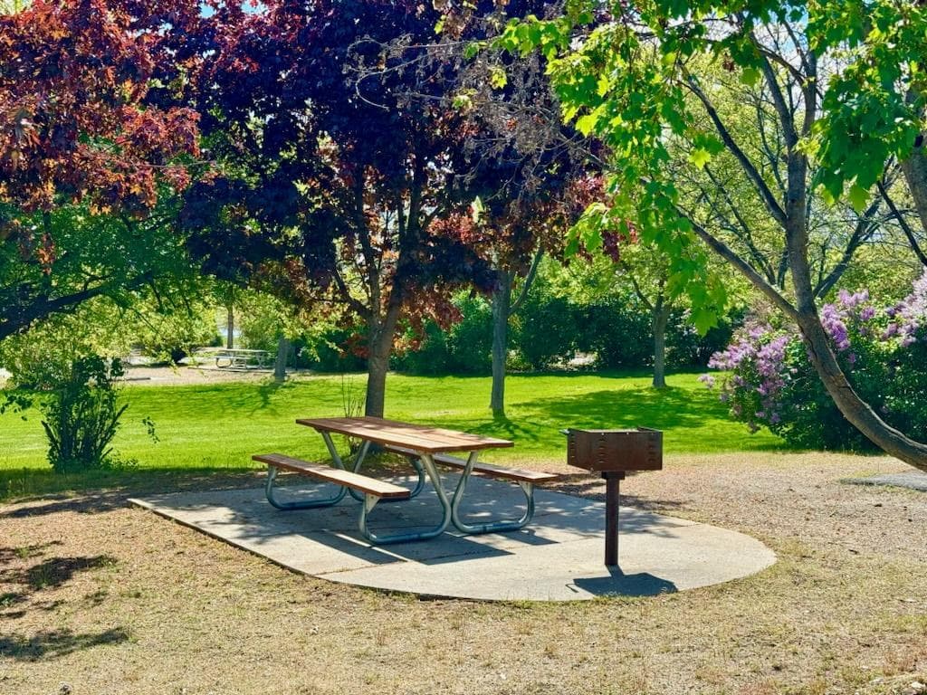Standard RV site at Two Rivers Resort
